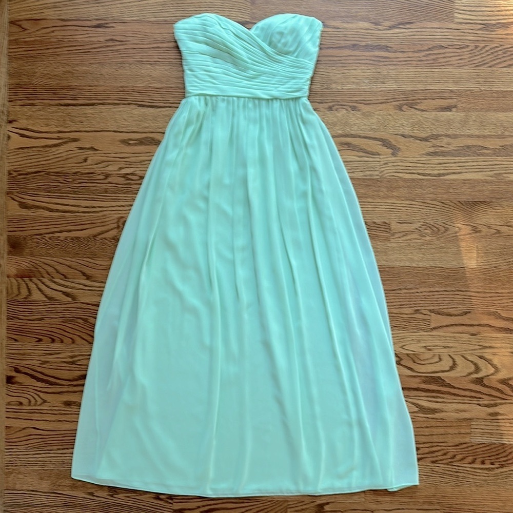 Monique Lhuillier chiffon dress